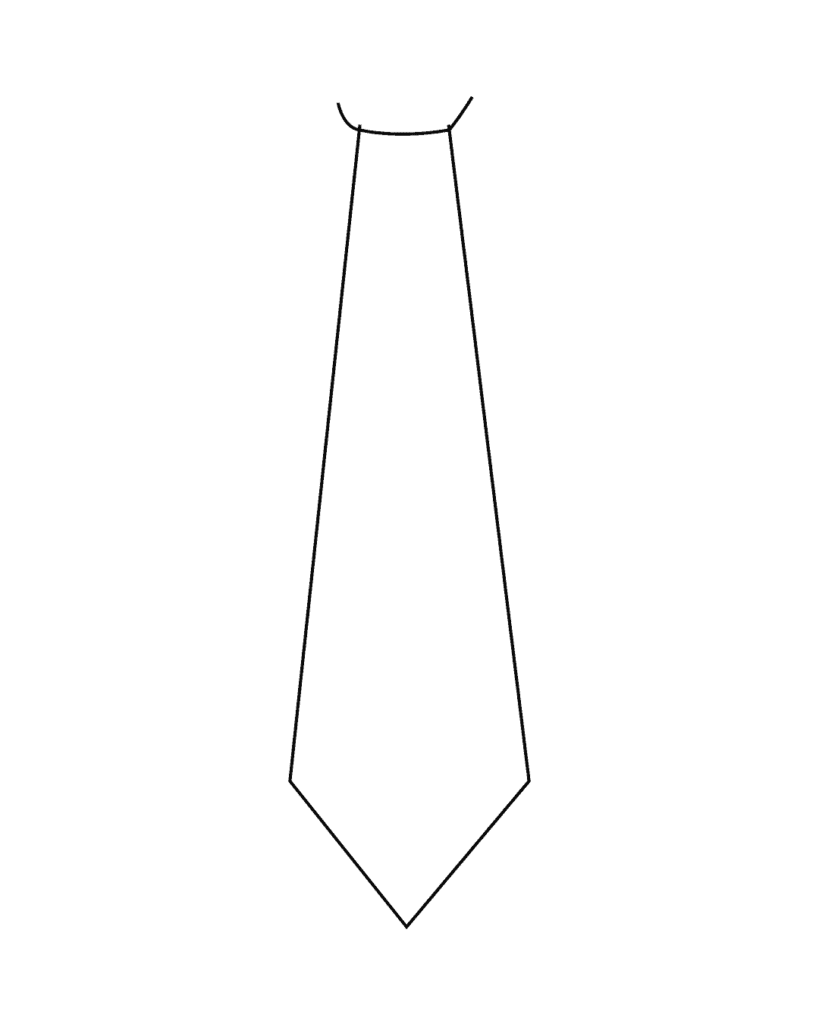 How-to-draw-tie 