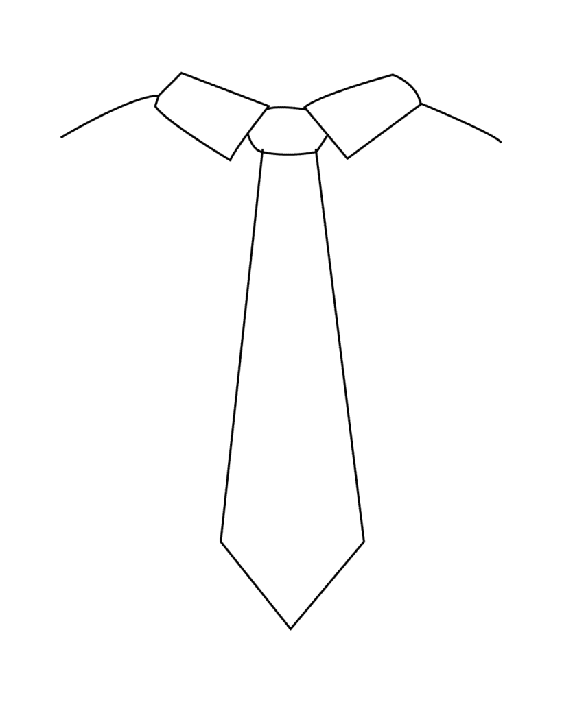 How-to-draw-tie 