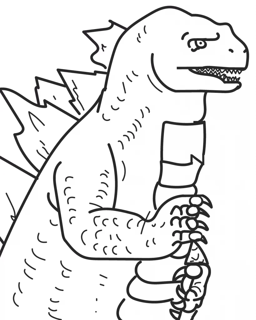 How-to-draw-Godzilla