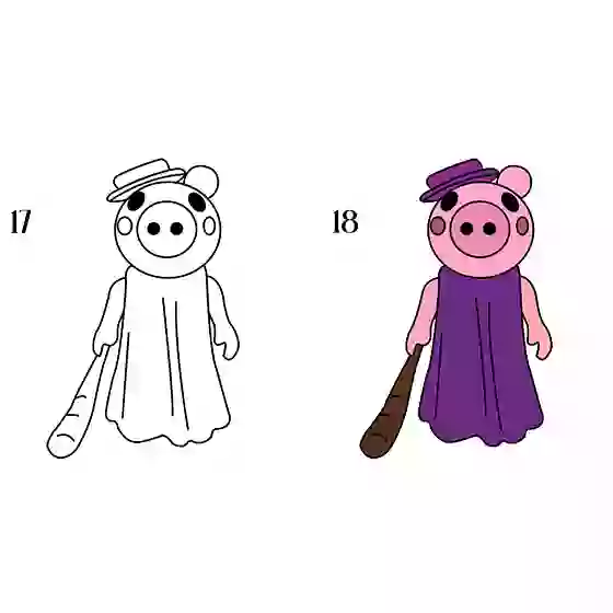How-to-draw-Piggy