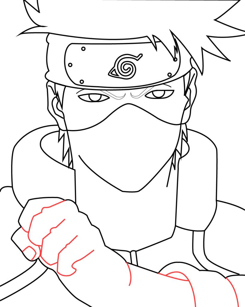 How-to-Draw-Kakashi-in-Simple-Steps
