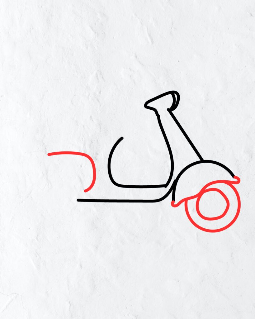 How-to-Draw-a-Scooter-in-Simple-and-easy-steps-guide