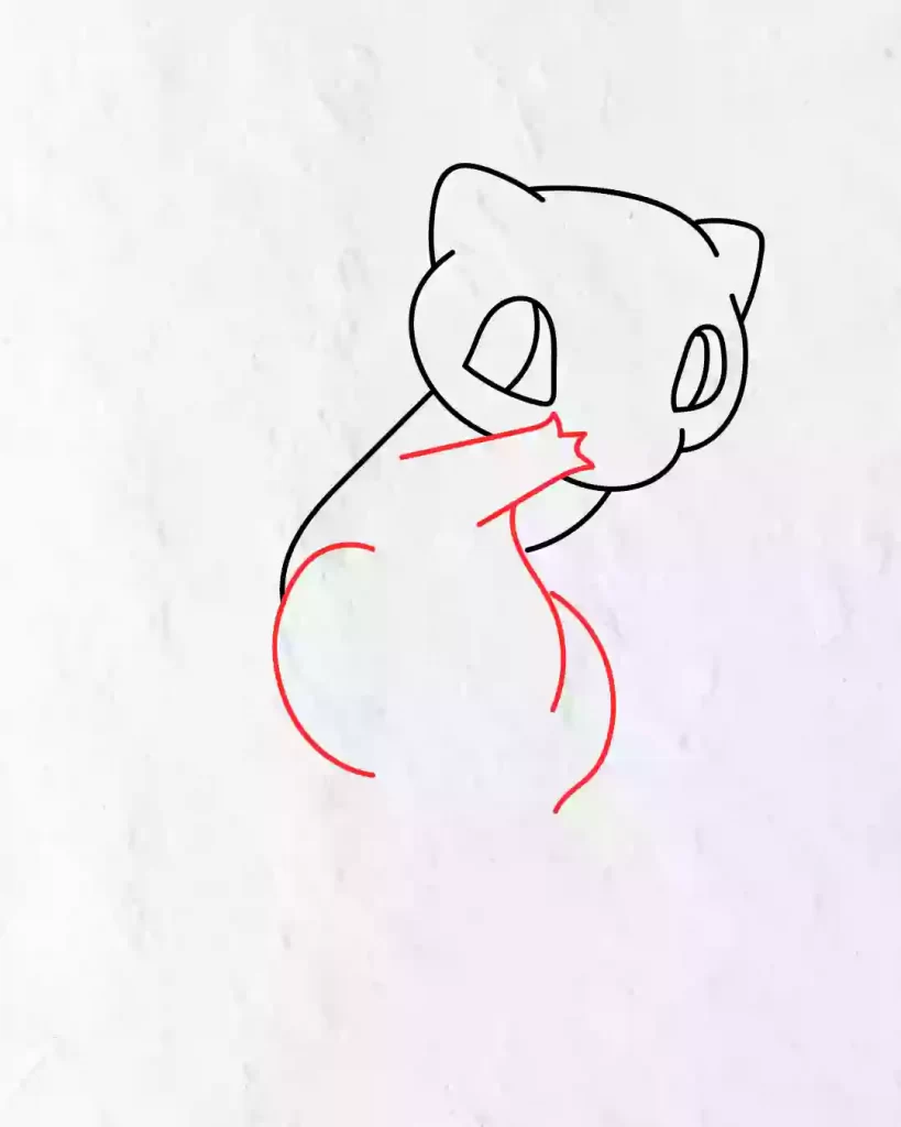 How-to-Draw-Mew-in-Simple-and-easy-Steps-for-Kids