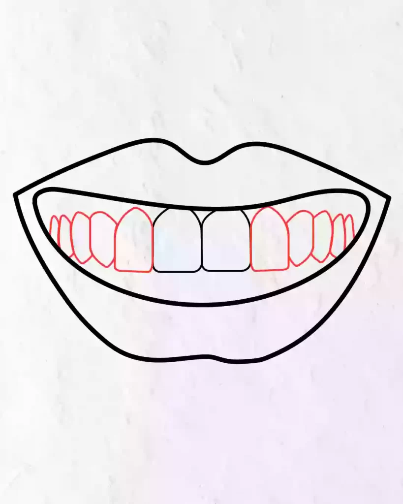 How-to-Draw-teeth-in-Simple-and-easy-steps-for-kids