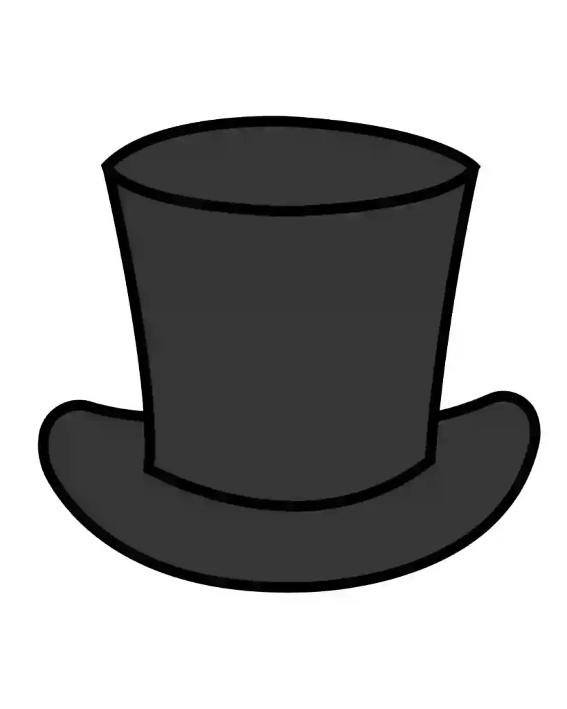 how-to-draw-top-hat-in-simple-and-easy-steps