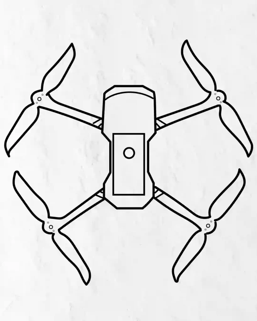 how-to-draw-drone-in-simple-steps