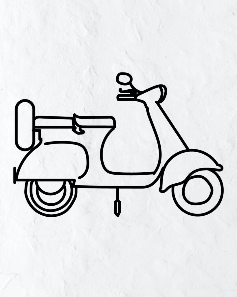 How-to-Draw-a-Scooter-in-Simple-and-easy-steps-guide