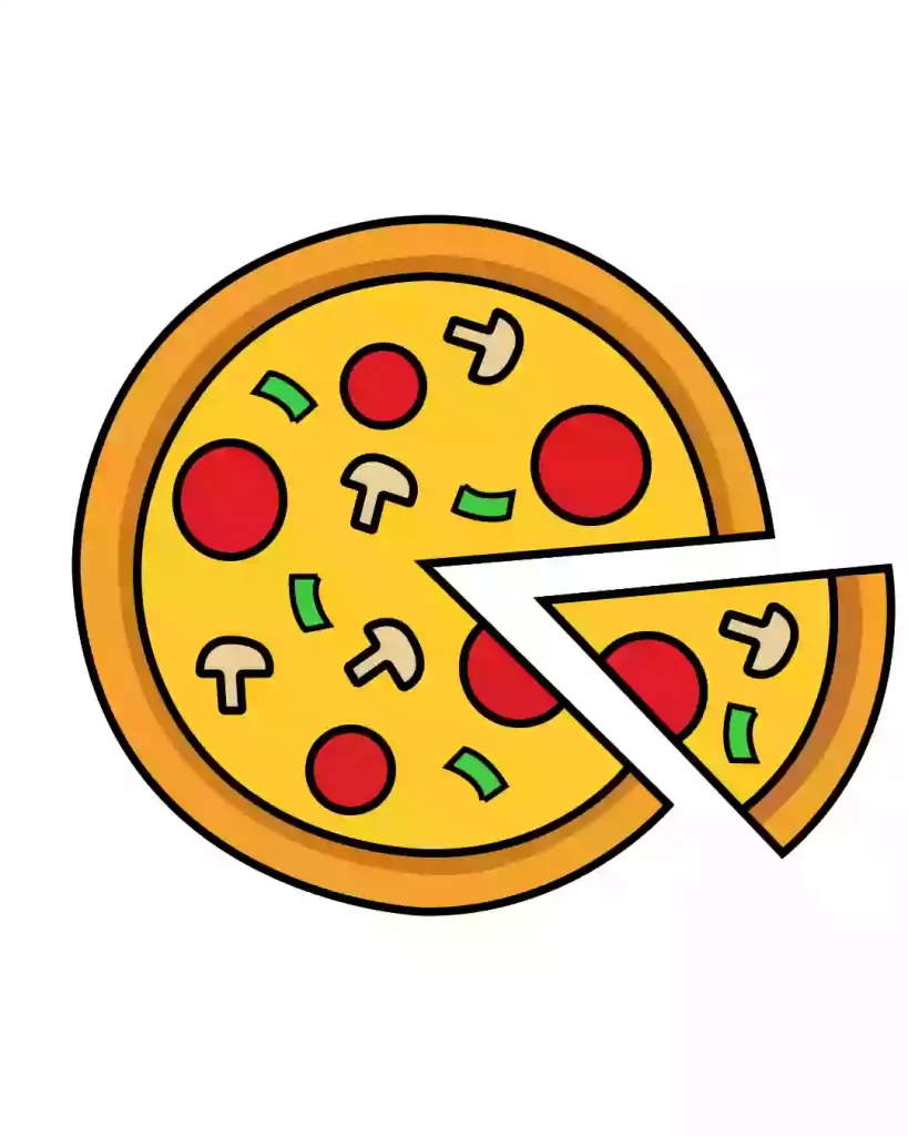 How-to-Draw-Pizza-in-Simple-and-easy-Steps