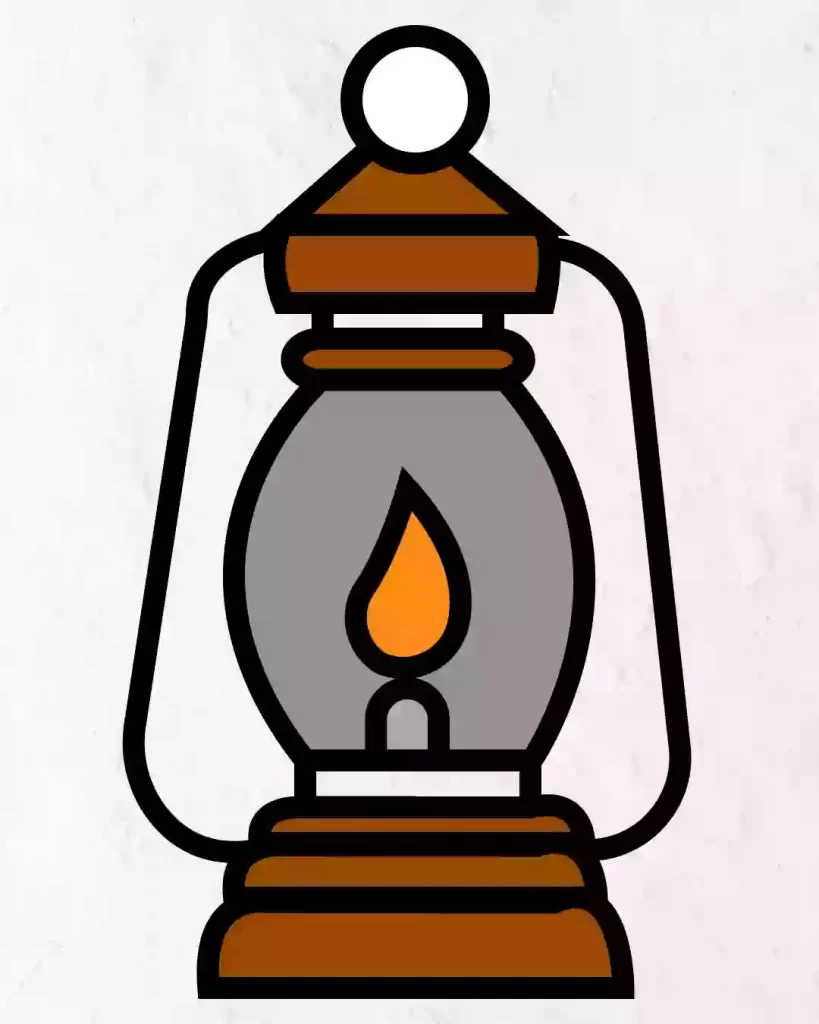 How Draw A Lantern In Easy
