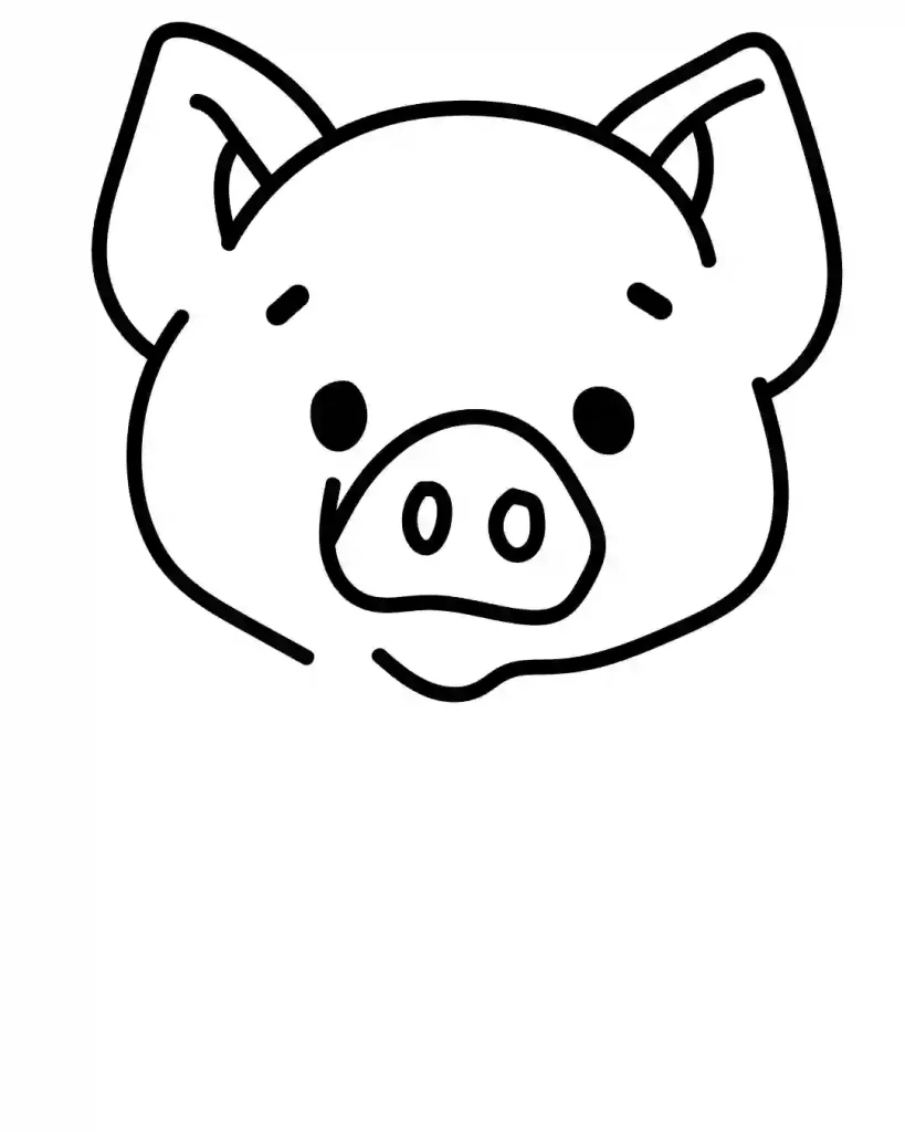How-to-Draw-Pig-in-Simple-and-steps-Guide