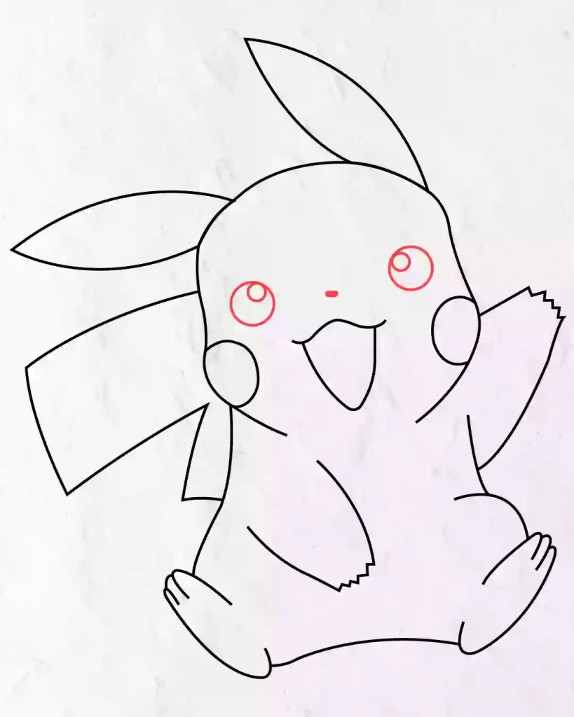 How To Draw Pikachu In Simple Steps Guide