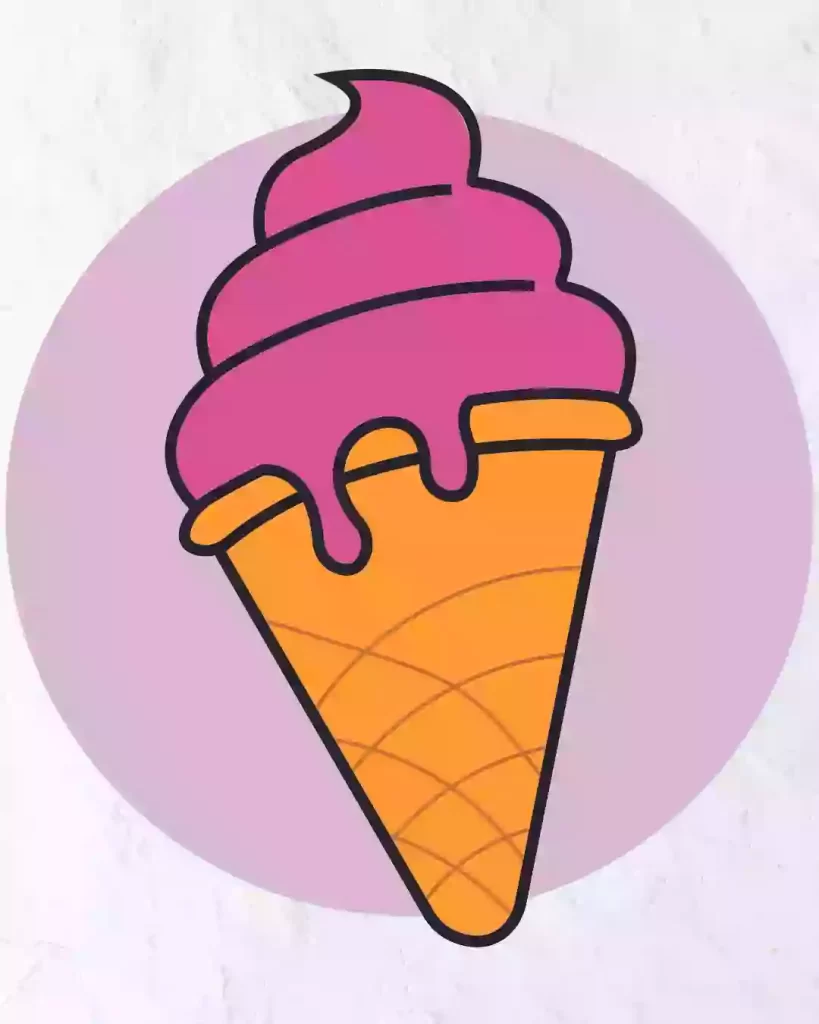 How To Draw Ice Cream In Simple And Easy Step By Step Guide