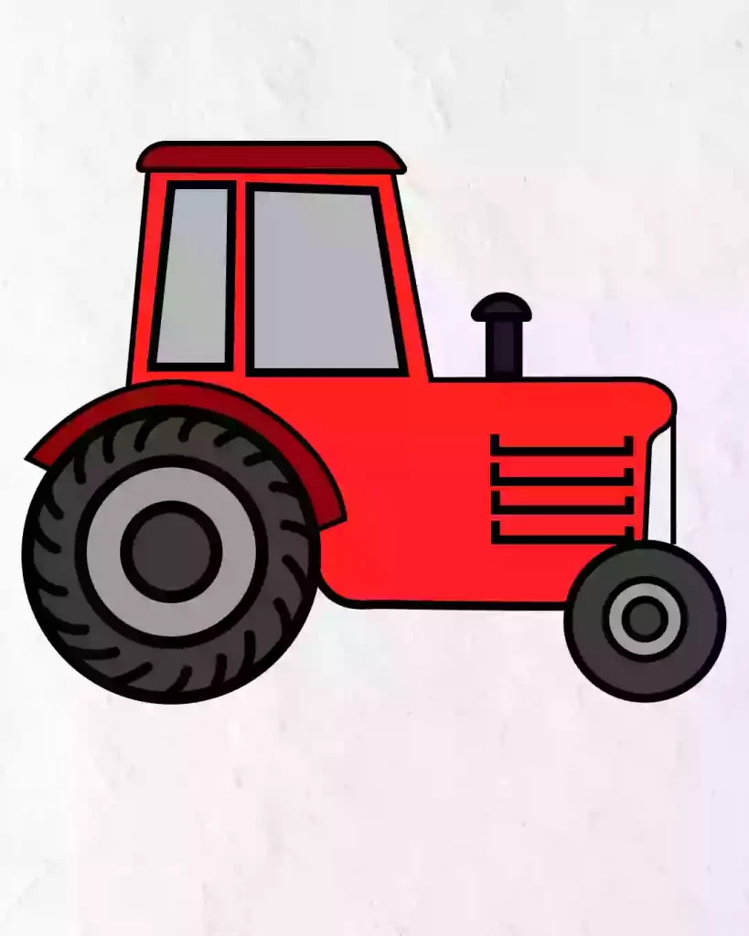 how-to-draw-tractor-in-simple-and-easy-step-by-steps