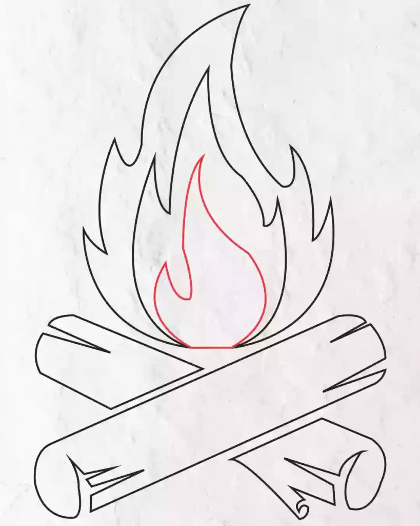 How To Draw Campfire A Step By Step Guide