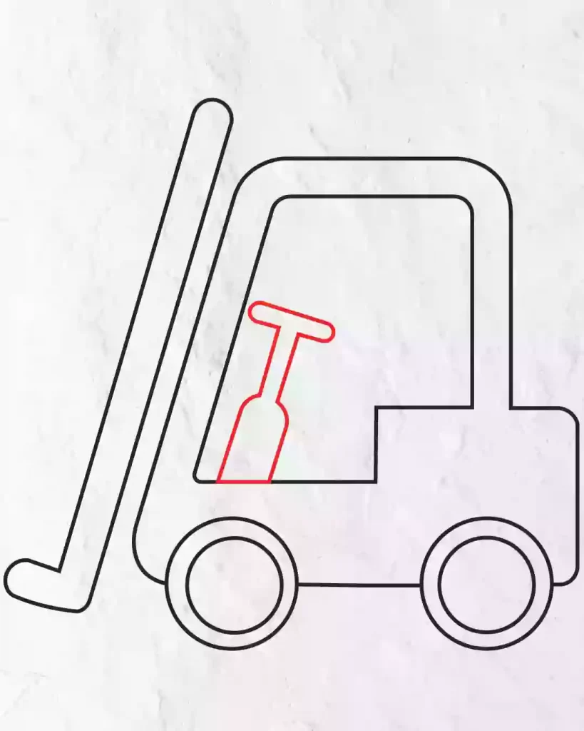 How To Draw Forklift In 10 Easy Steps