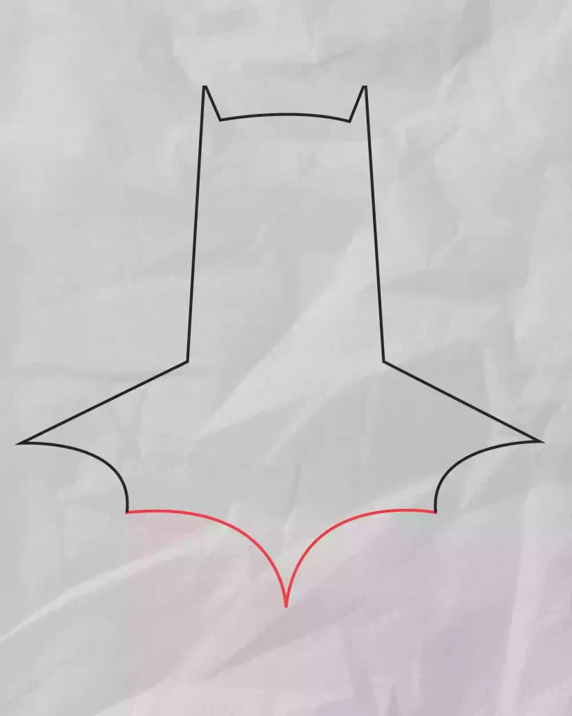 How-to -Draw-Batman-step-3