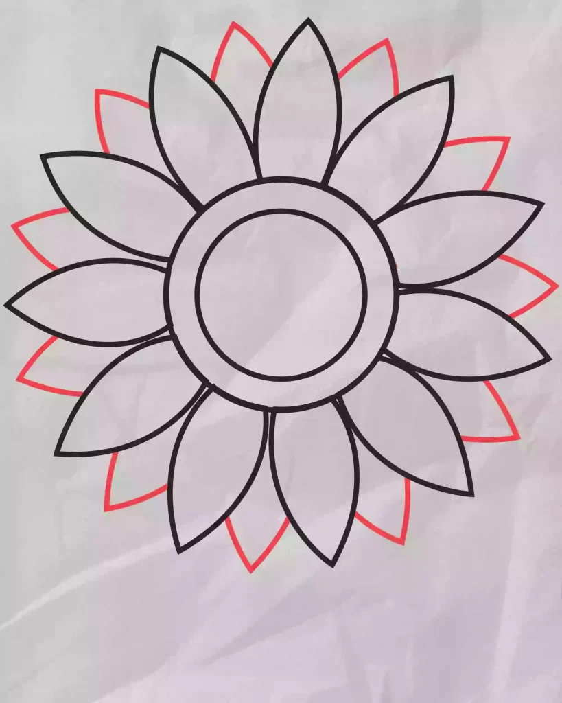 How-to-Draw-a-Sunflower