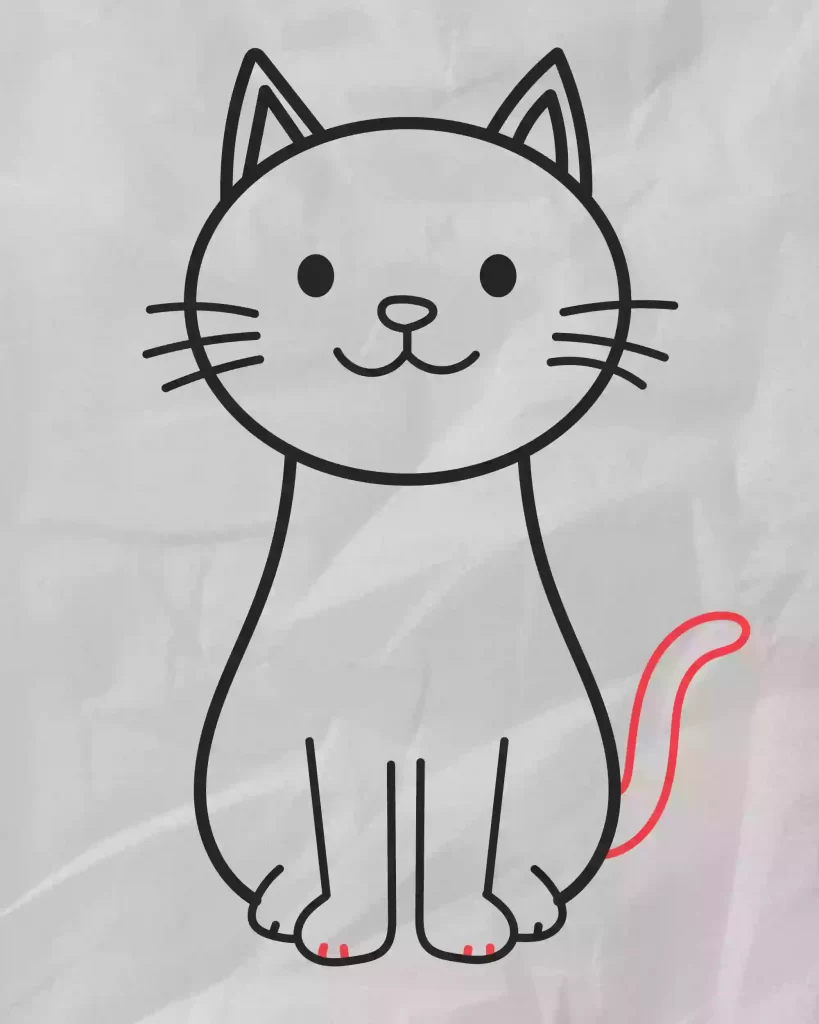 How To Draw Cat - Step By Step Guide 