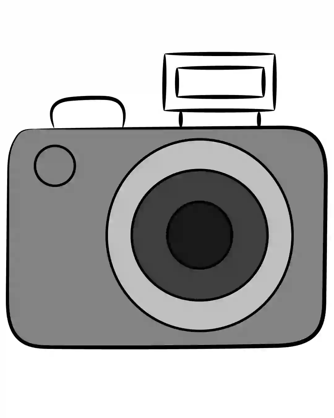 How to Draw Camera in simple and easy steps for beginners