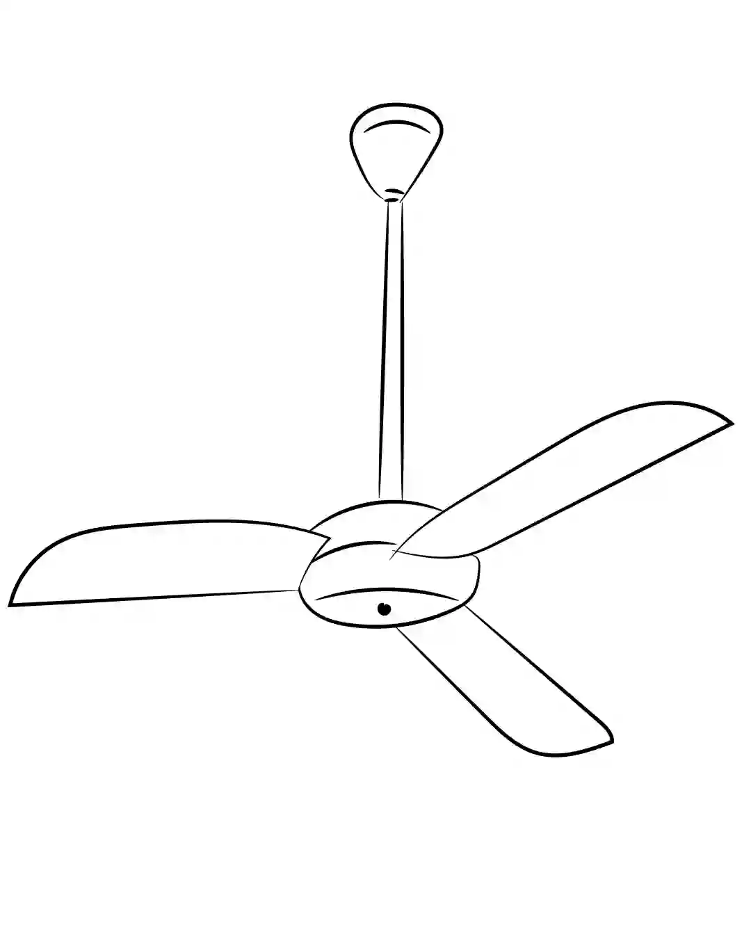 How To Draw A Ceiling Fan Storiespub