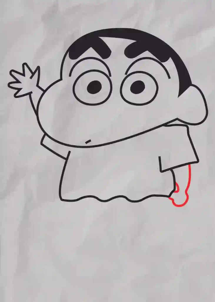 How-to-Draw-Shinchan-step-6