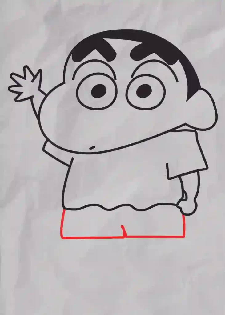 How-to-Draw-Shinchan-step-7