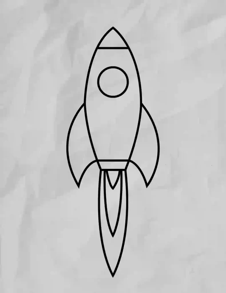 How-to-Draw-a-Rocket