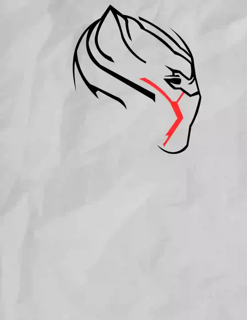 How-To-Draw-Black-Panther