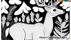 Deers-coloring-pages