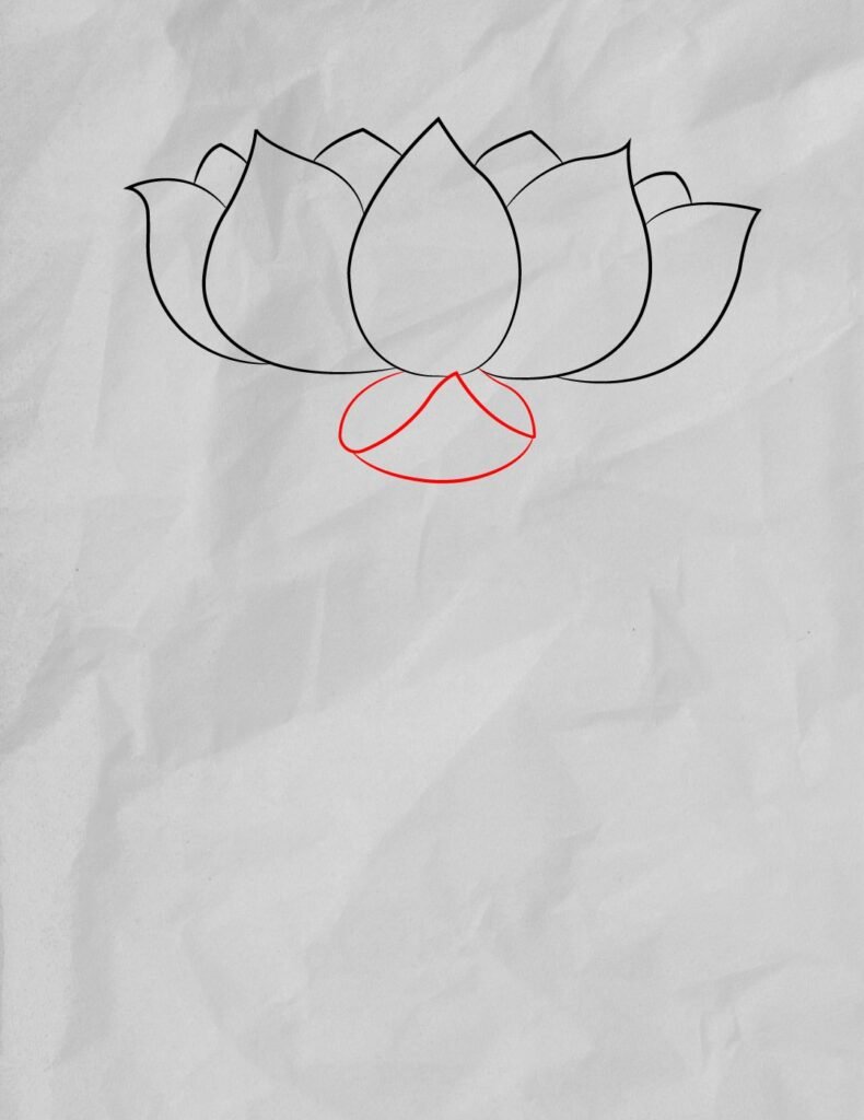 How-To-Draw-A-Lotus-Flower