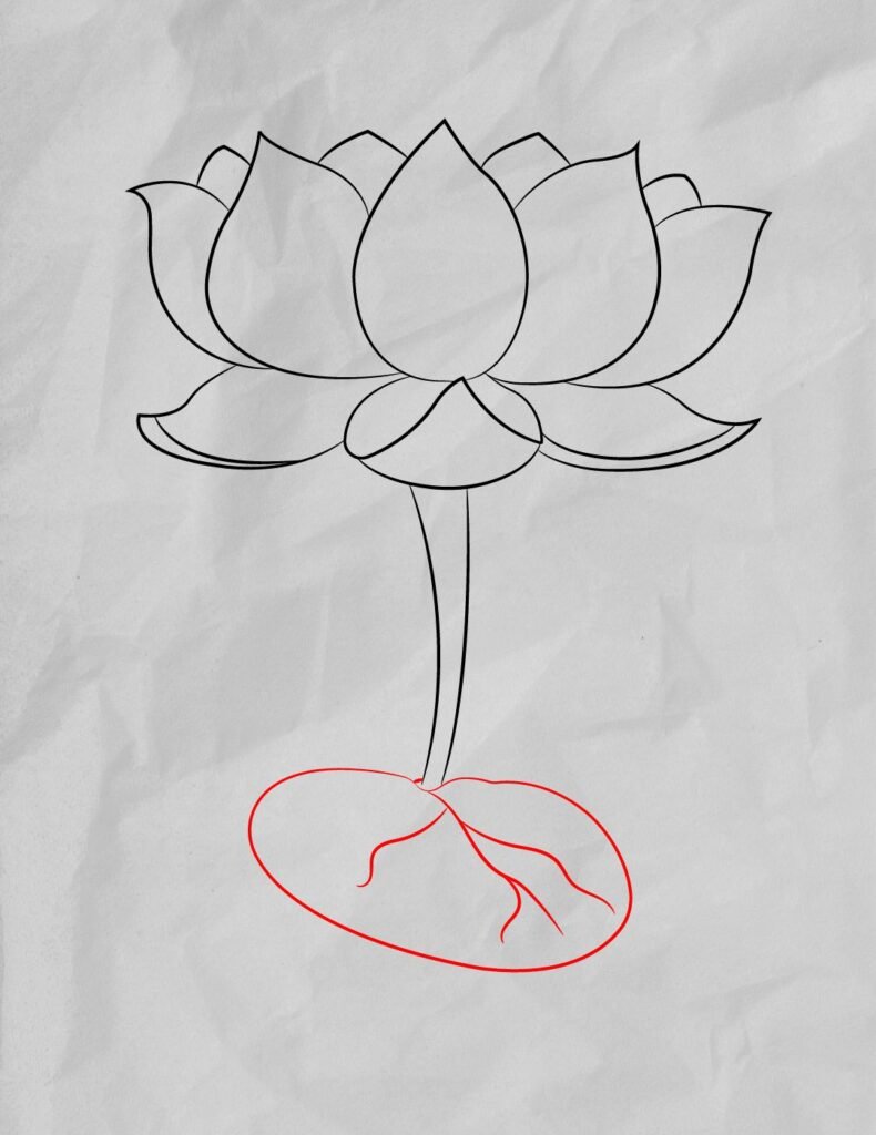 How-To-Draw-A-Lotus-Flower