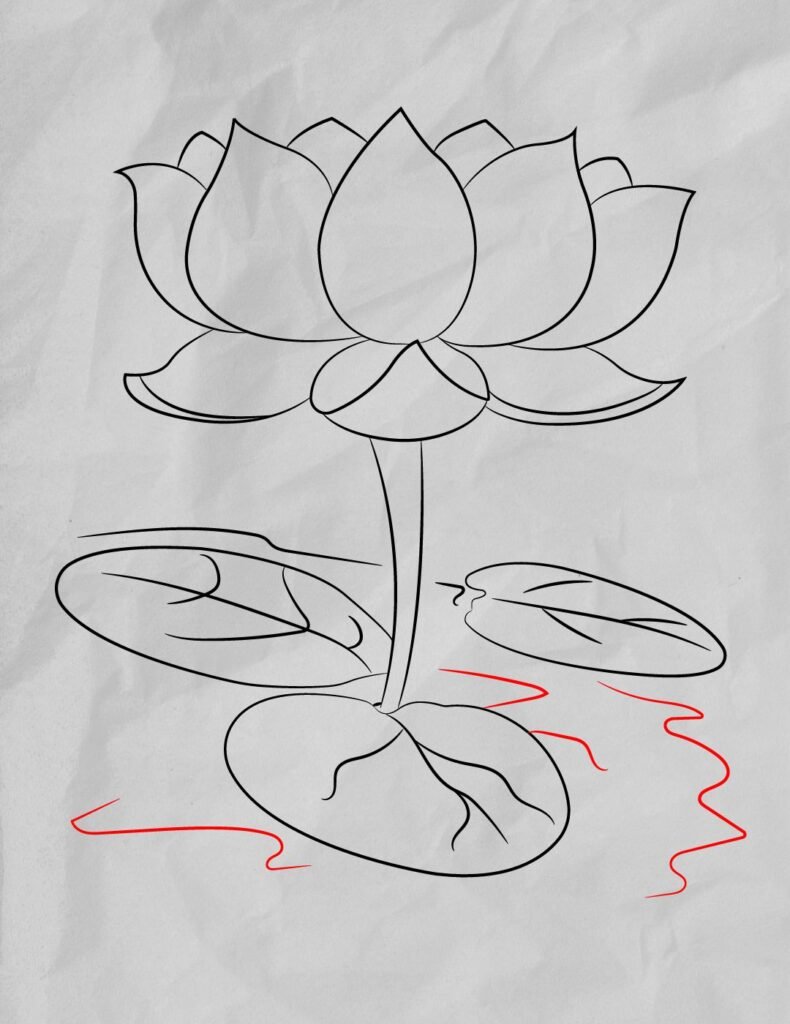 How-To-Draw-A-Lotus-Flower