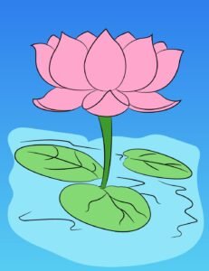 How-To-Draw-A-Lotus-Flower