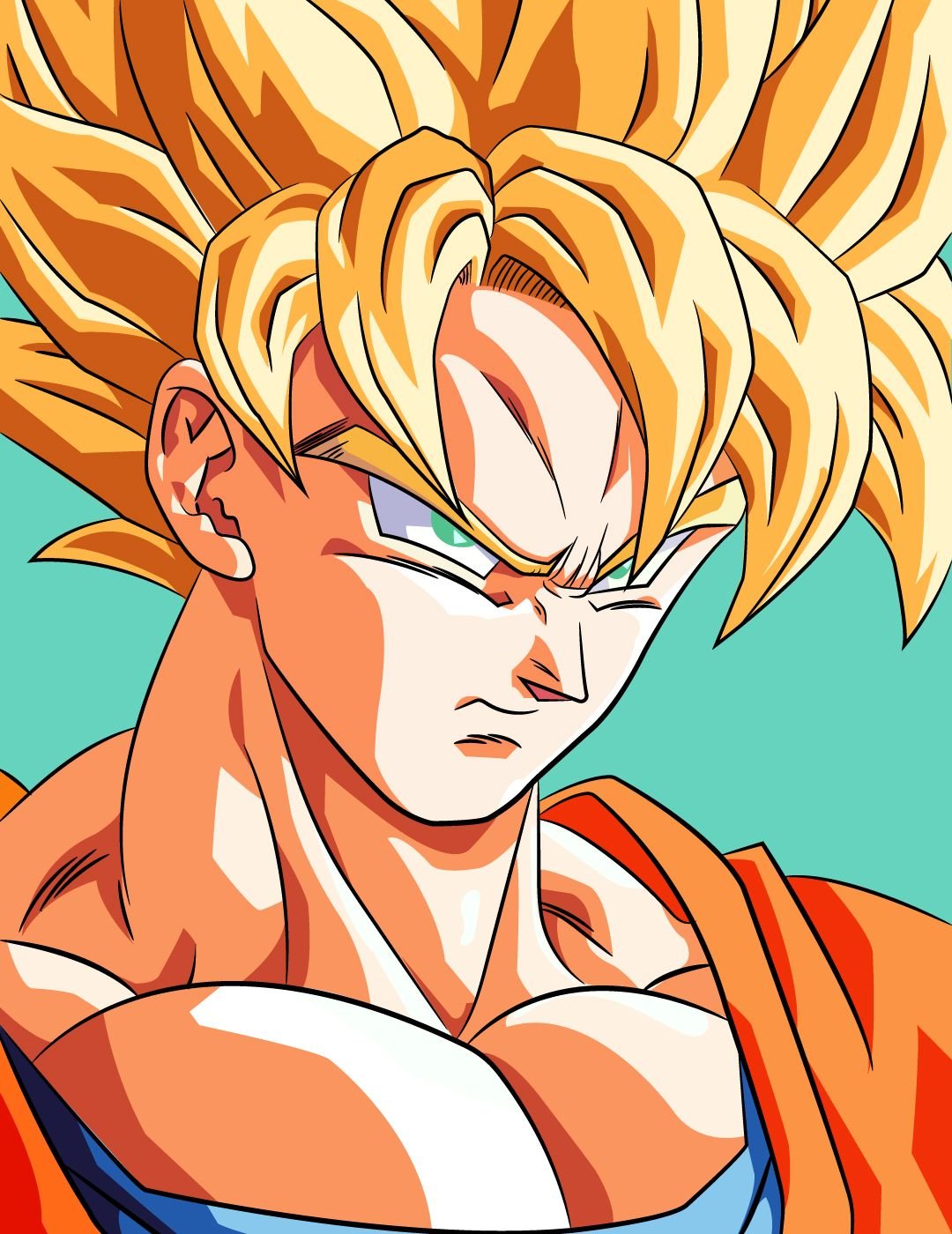 How-To-Draw-Goku-Face