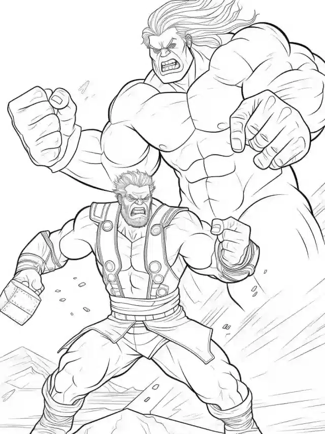 Hulk coloring pages | Free Coloring Pages For kids