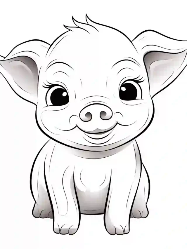 Free Pig coloring pages | For Kids