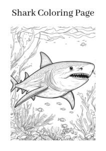 Shark-Coloring-Page