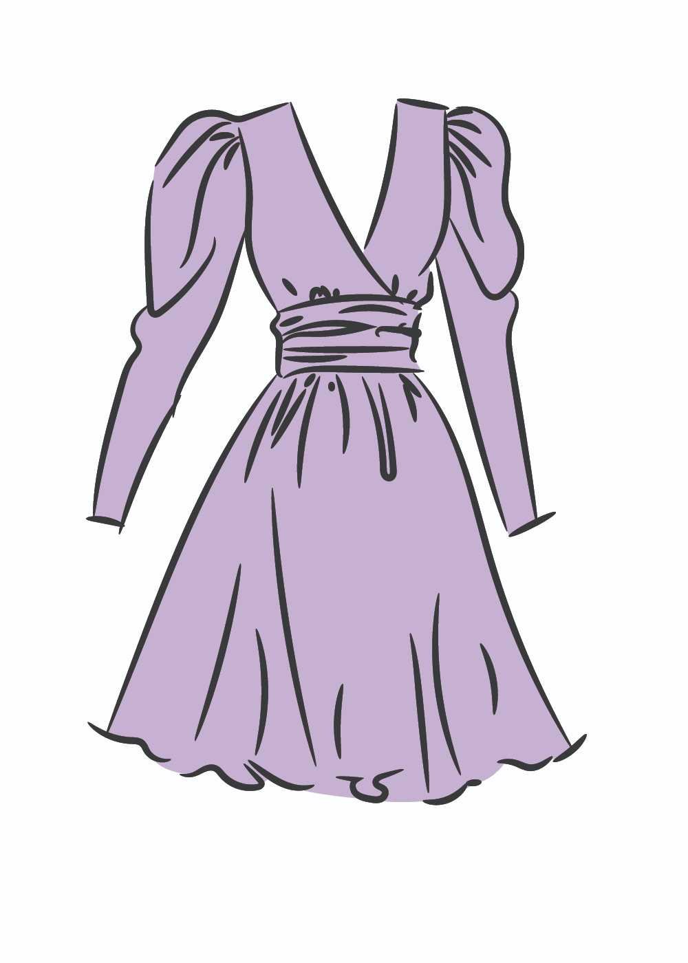 How-to-draw-a-Dress