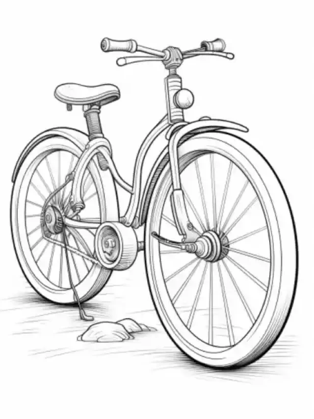 Free Bicycle Coloring Page – Download and Print Today!