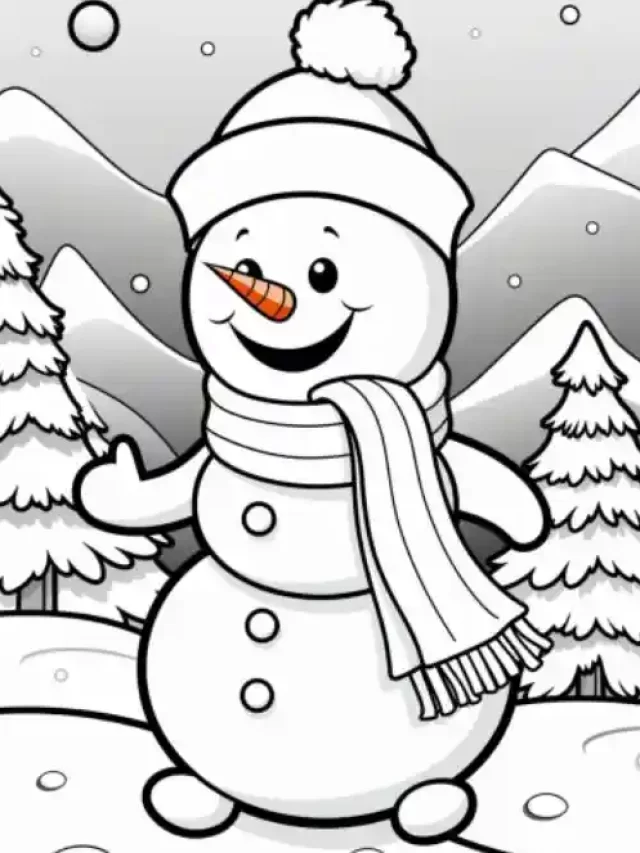 Winter Wonderland: Free Snowman Coloring Pages for Kids & Adults – Printable Festive Fun!