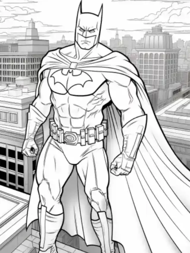 Unleash Your Inner Hero with Free Printable Batman Coloring Pages!